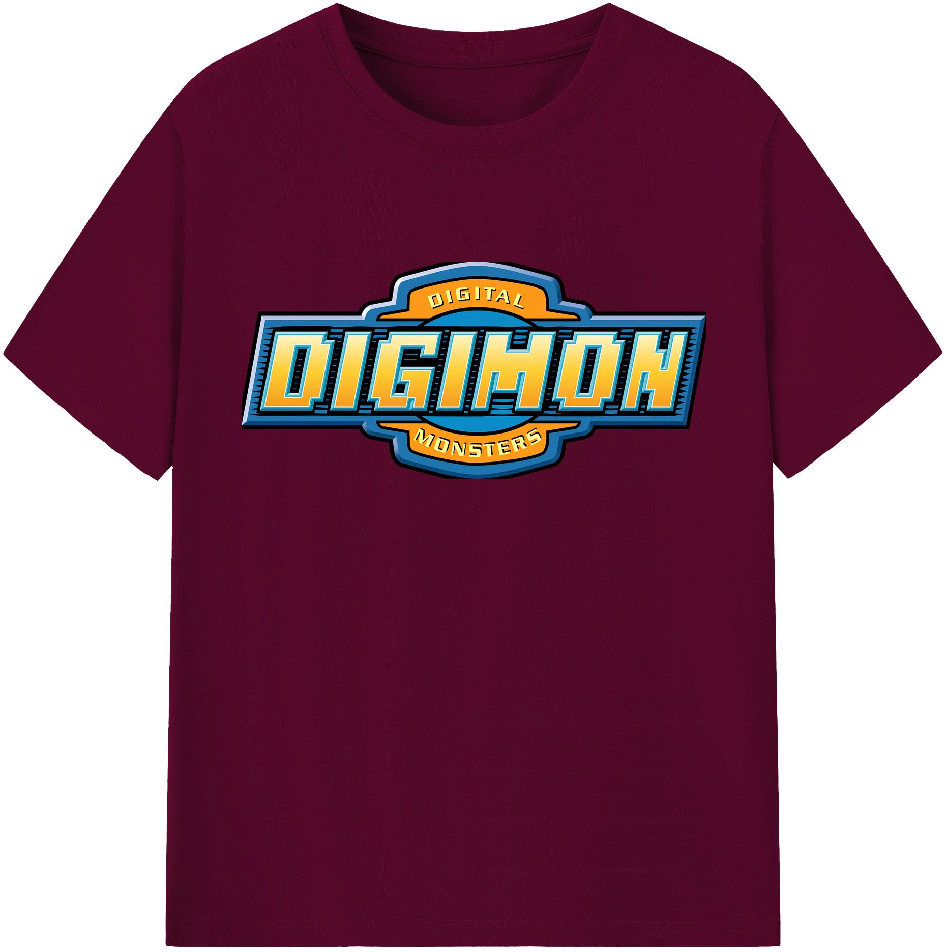（画像用） Digimon デジタルモンスター/デジモン レディースカジュアルプリントTシャツ（綿100％）